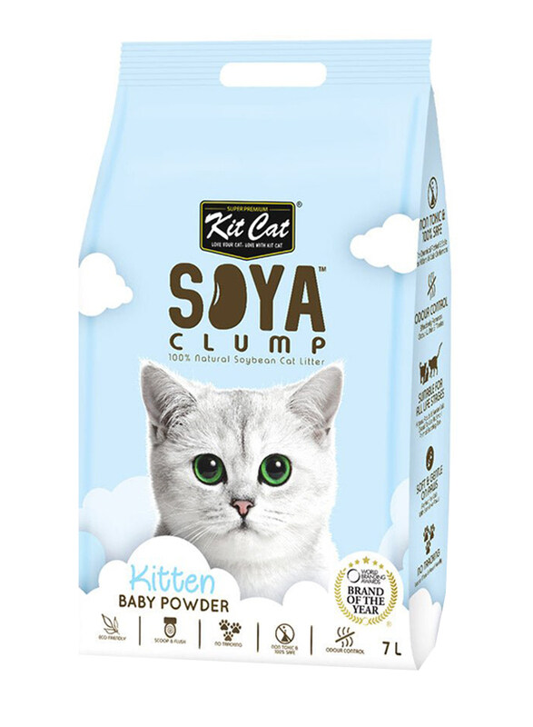 

Kit Cat Baby Powder Soya Clump Soybean Litter, 7L