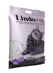 Lindocat Lavender Crystal Silicagel Cat Litter, 5L, Purple