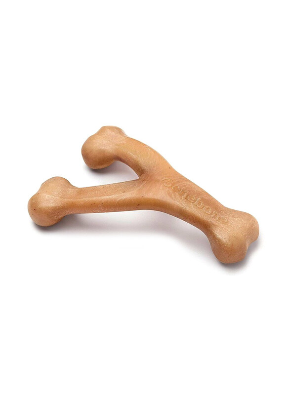 

Benebone Wishbone Dog Chew Toy, Chicken, Giant, Beige