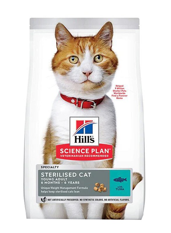 Hill's Science Plan Sterilised Treats with Tuna Adult Cat Wet Food, 1.5 Kg