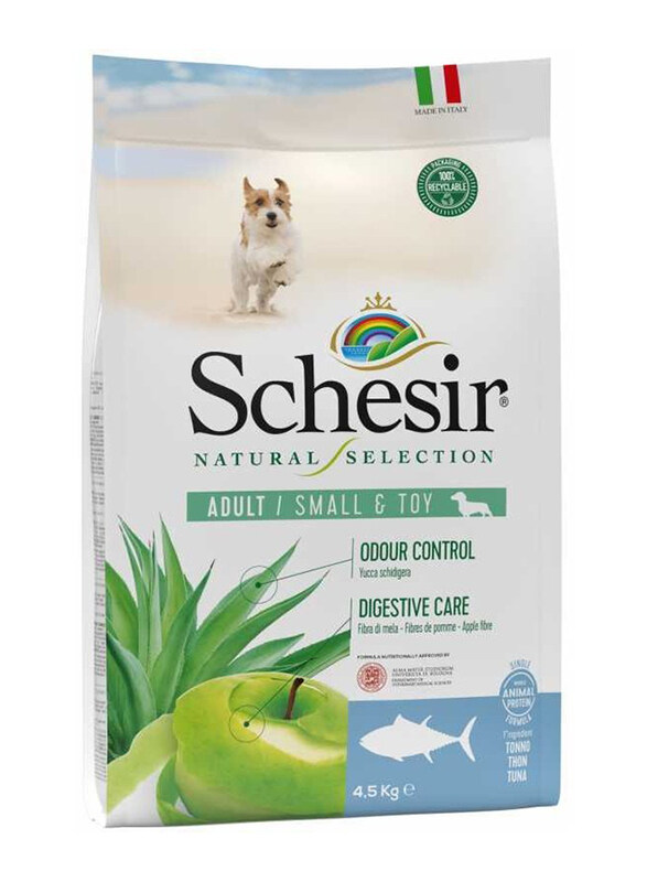 

Schesir Natural Selection Adult Small And Toy Dry Food with Tuna, 2.24Kg