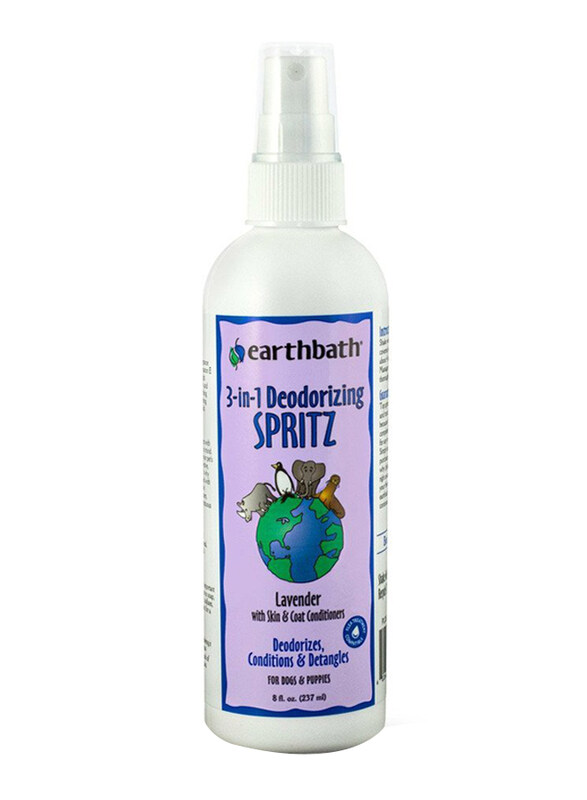 

Earthbath Lavender 3-in-1 Deodorizing Spritz Skin & Coat Conditioners, 8oz