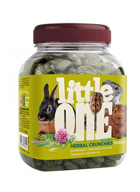 

Little One Snack Herbal Crunchies Dry Small Pets Food, 100g