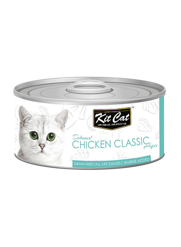 Kit Cat Chicken Classic Cat Wet Food, 6 x 80g