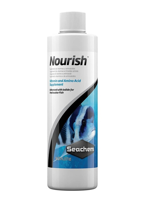 Seachem Fish & Aquatics Nourish, 250ml, White/Blue