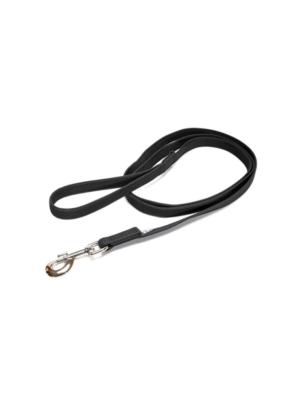 Julius-K9 Adjustable Leash with Handle, W2cm x L2 Meter, Black/Grey