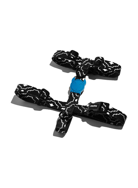 

Zee.Dog Mahleb H-Harness for Dog, Small, Black