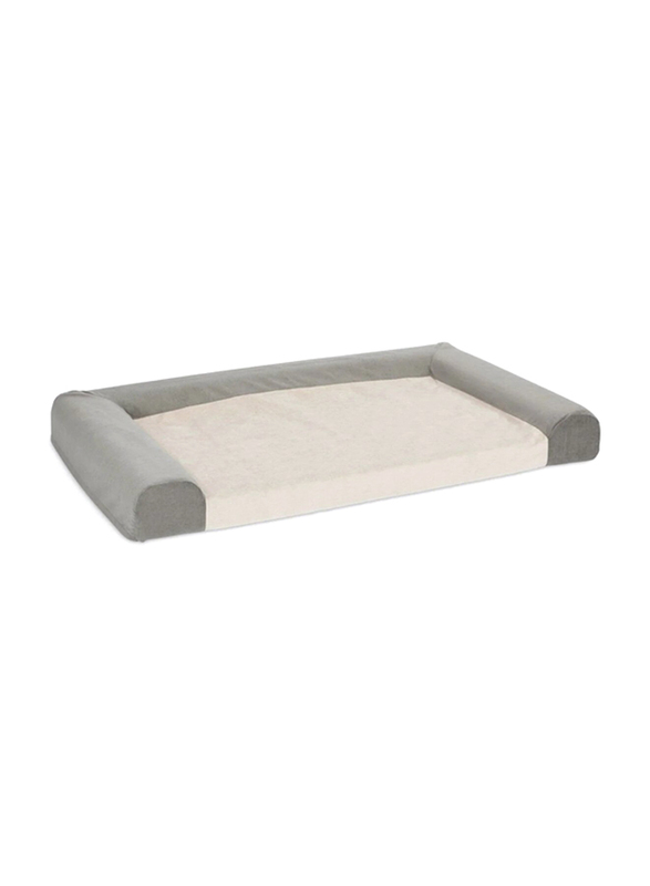Midwest Signature Quiettime Memory Foam Sofa Bed for Cats & Dogs, Extra Large, Grey