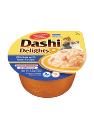 Inaba Dashi Delights Chicken with Tuna Recipe Cat Treats, 6 x 70g