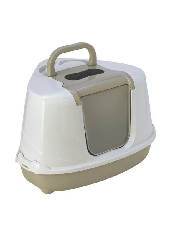 

Moderna Flip Corner Litter Box, C250, Grey