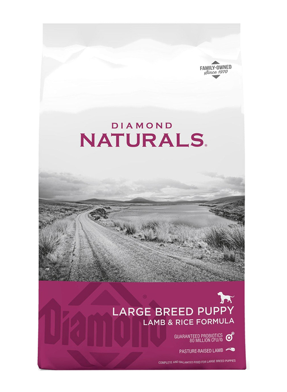 Diamond Naturals Large Breed Puppy Lamb & Rice Formula Dog Dry Food, 15 Kg