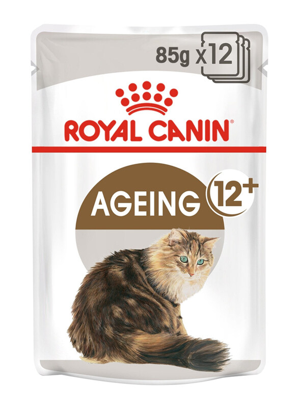 

Royal Canin Feline Health Nutrition Ageing +12 Gravy Wet Cat Food, 12 x 85g