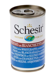 Schesir Tuna With Whitebait Adult Wet Cat Food, 12 x 140g