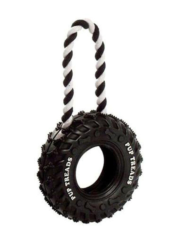 

Flamingo Wheel with Handle Ruffus Dog Toy, Black