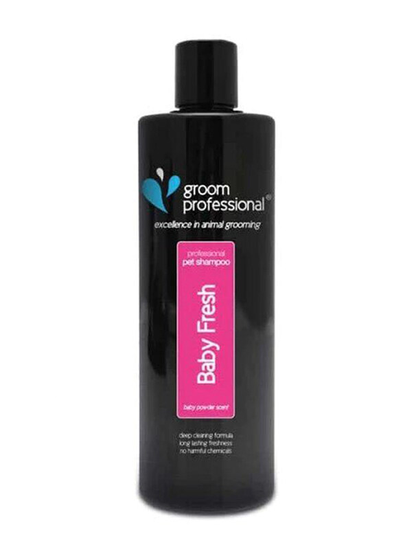 

Groom Professional Baby Fresh Dog Shampoo, 450ml, Black