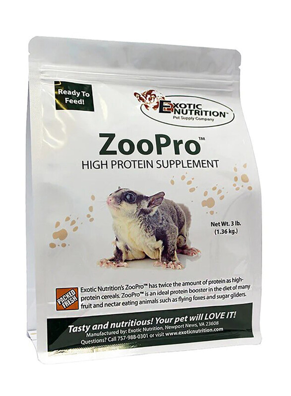 

Exotic Nutrition ZooPro High Protein Supplement Small Animal Dry Food, 3 Lbs