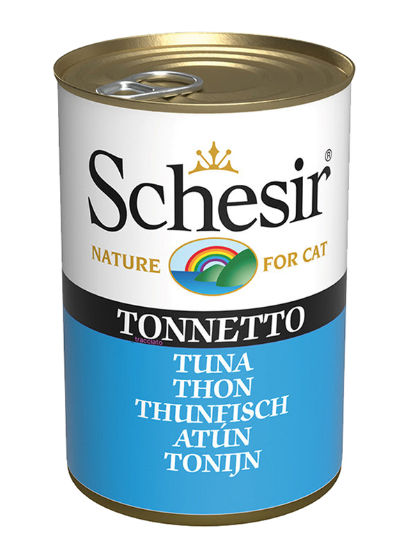 Schesir Tuna Cat Wet Food, 6 x 140g