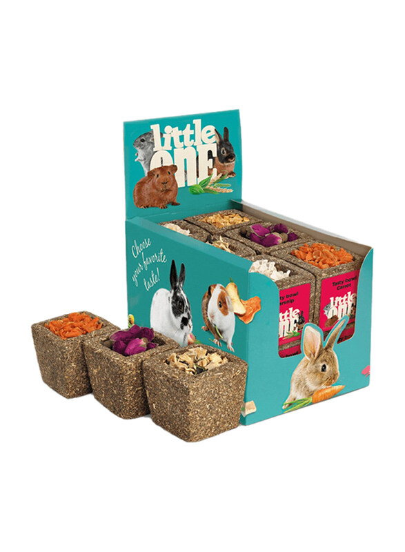 

Little One Bowl From Meadow Grasses With Filling Assorted Display Box Dry Food for Rabbits, 12 x 65g