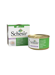 Schesir Chicken Fillets Natural Style Cat Wet Food, 7 x 85g