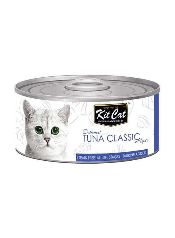 

Kit Cat Tuna Classic Wet Cat Food, 6 x 80g
