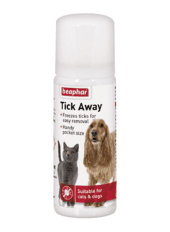 

Beaphar Tick Away Dog Spray, 50ml, White