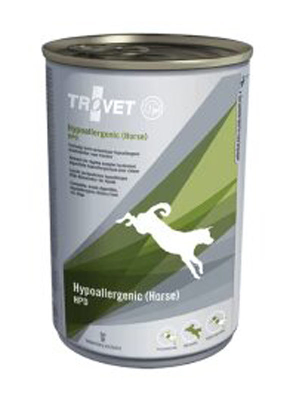 Trovet Hypoallergenic Horse Dog Wet Food Can, 3 x 400g