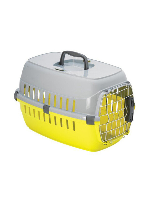 

Moderna Road Runner Spring Lock Door Iata Approved Carrier, Small, Yellow