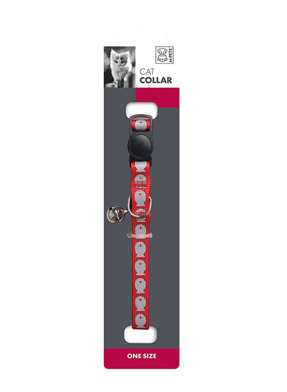 

M-Pets Reflective Cat Collar, Red
