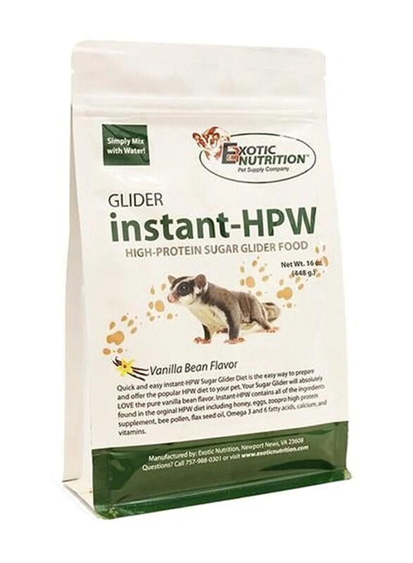 

Exotic Nutrition Instant-HPW Sugar Glider Dry Small Pet Food, 226g
