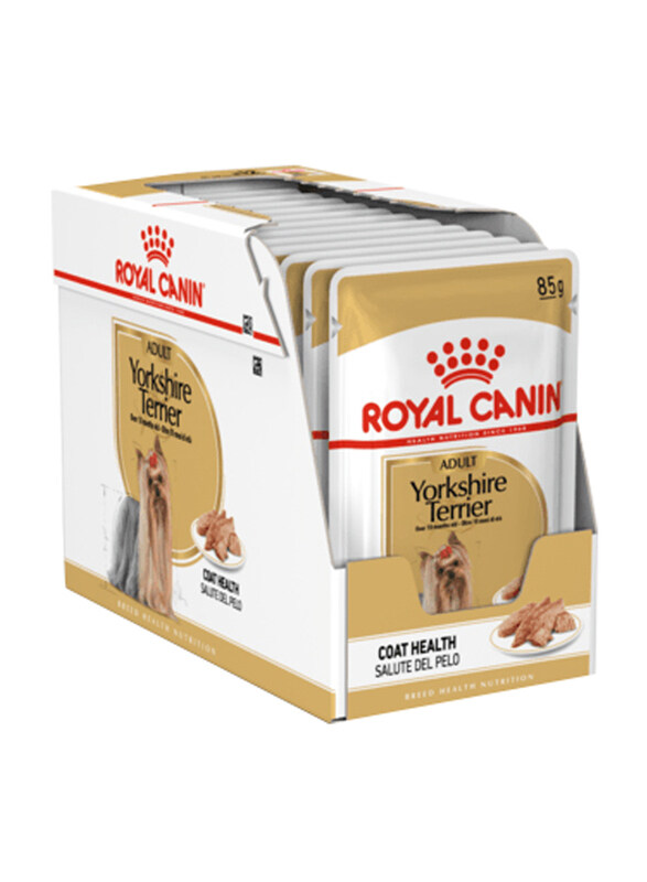 

Royal Canin Breed Health Nutrition Yorkshire Adult Wet Dog Food, 24 x 85g