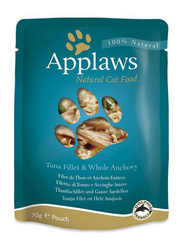 Applaws Tuna with Anchovy Wet Cat Food, 3 x 70g