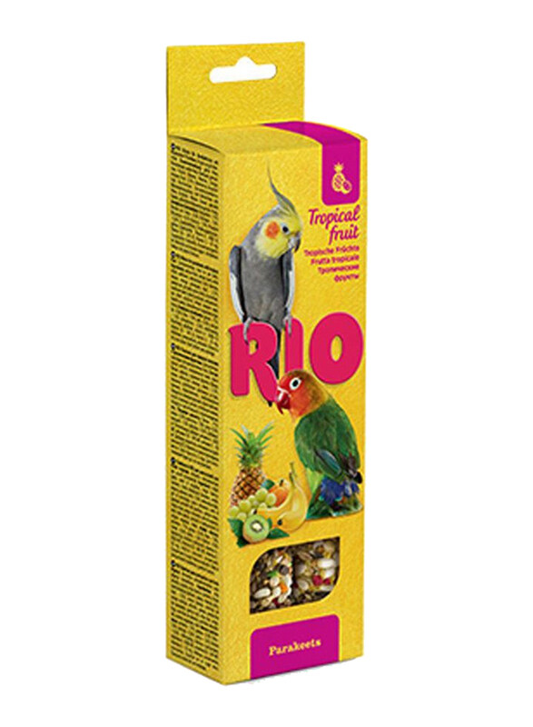 

Rio Tropical Fruit Sticks for Parakeets, 2 x 75g