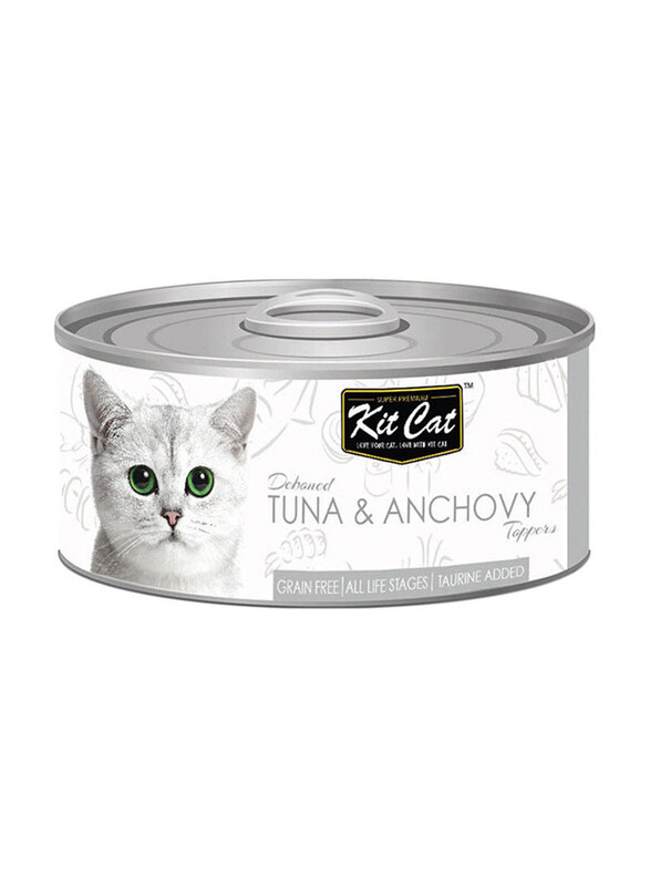 

Kit Cat Deboned Tuna & Anchovy Toppers Wet Cat Food, 6 x 80g