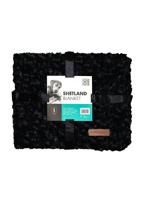 

M-Pets Shetland Blanket, Large, Black