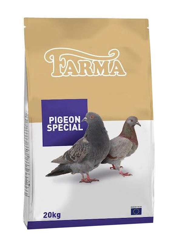 Farma Moulting Pigeon Diet Dry Food for Birds, 20 Kg