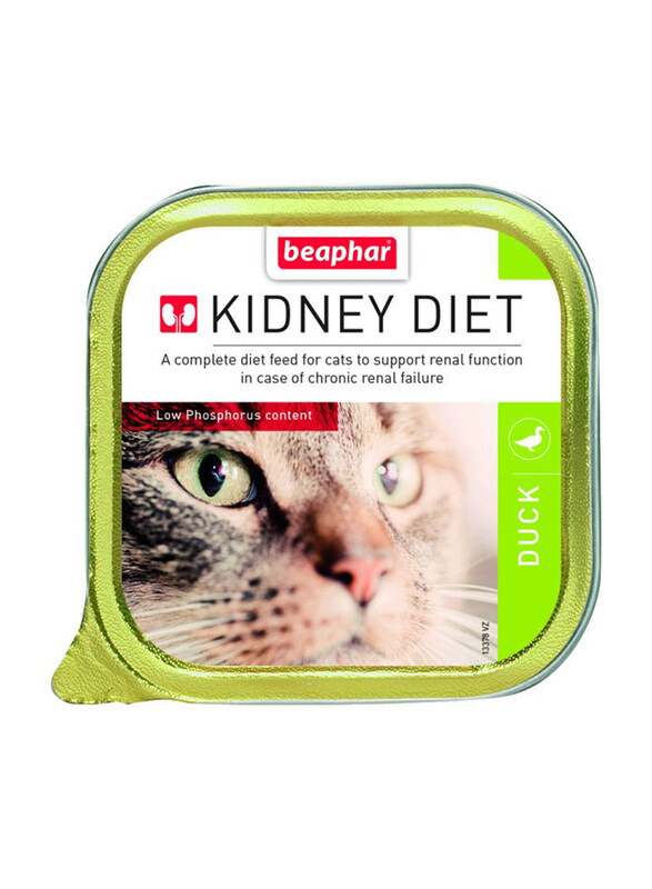 

Beaphar Kidney Renal Diet Duck Wet Food for Cats, 16 x 100g