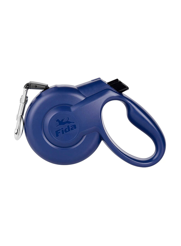 Fida Heavy Duty Styleash Series Retractable Dog Leash, Large, Blue