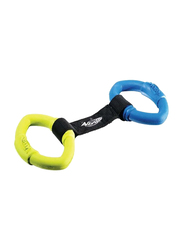Nerf Dog 2-Ring Strap Tug, Medium, Green/Blue
