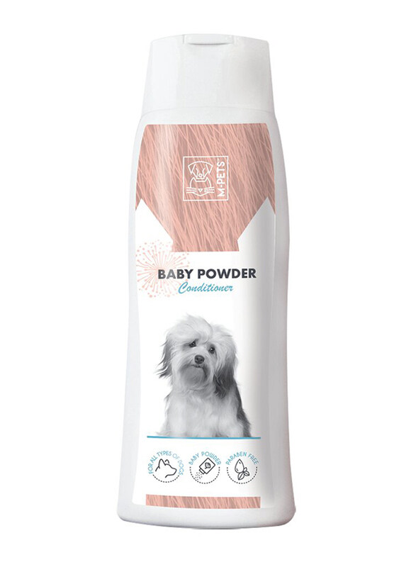 

M-Pets Baby Powder Dog Conditioner, 250ml, White
