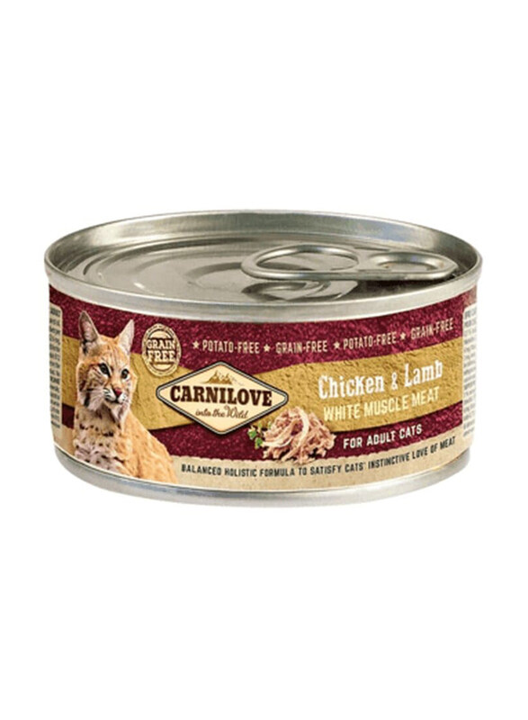 

Carnilove Turkey & Reindeer Adult Cat Can Wet Food, 6 x 100g