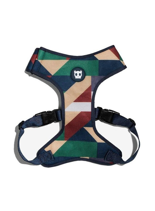 

Zee.Dog Pacco Adjustable Air Mesh Dog Harness, Large, Multicolour