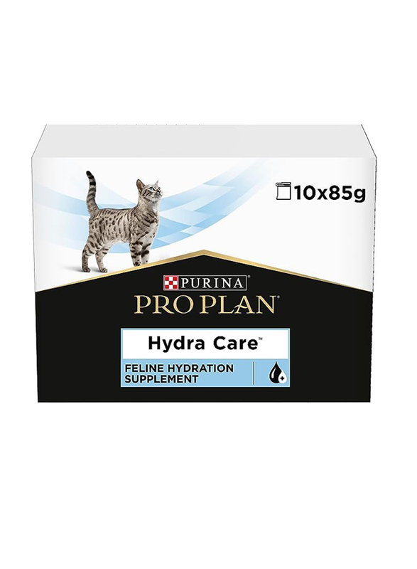 Purina Pro Plan Feline Hydra Care Hydrat Veterinary Supplements for Cats, 10 x 85g
