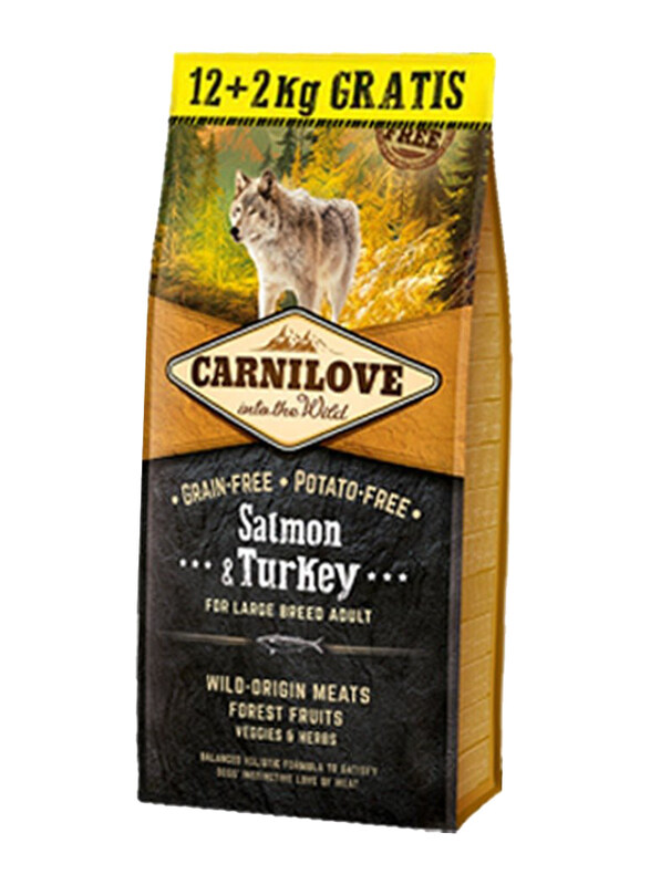 

Carnilove Salmon & Turkey for Large Breed Adult Dogs, 14 Kg