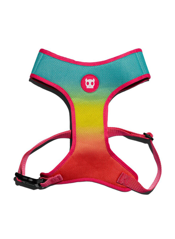 

Zee.Dog Citrus Air Mesh Plus Harness for Dog, Large, Multicolour