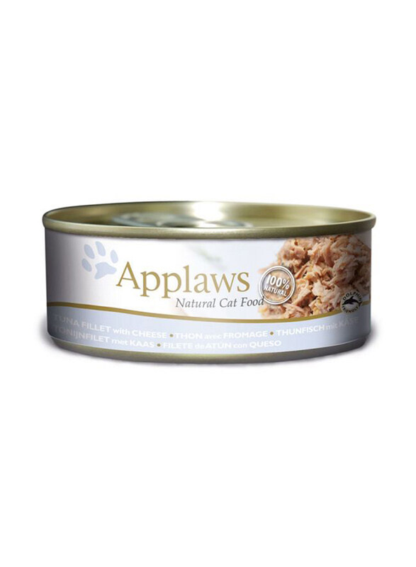 

Applaws Tuna Fillet with Cheese Wet Cat Food, 3 x 156g