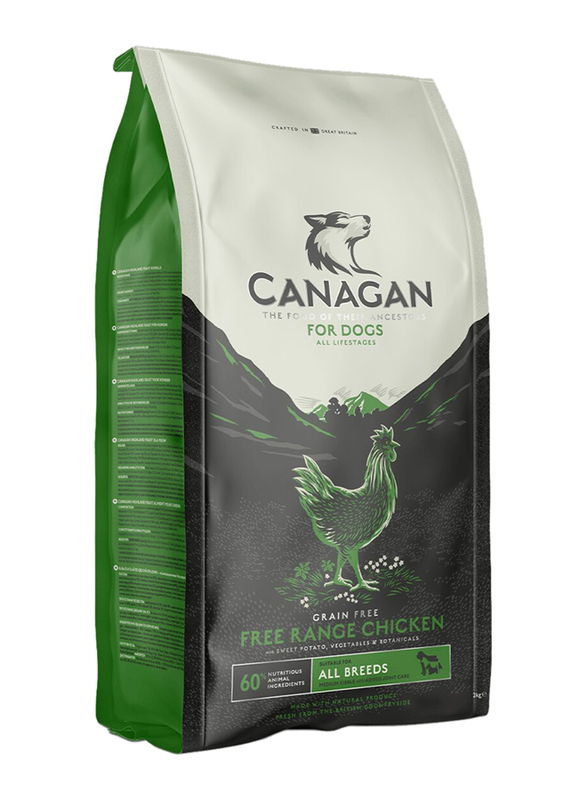 Canagan Grain Free Range Chicken for All Breeds Dry Dog Food, 12Kg