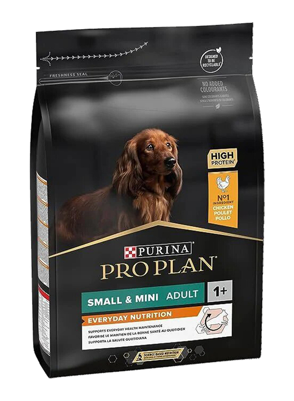 Purina Pro Plan Chicken Flavor Small & Mini Adult Dog Dry Food, 3 Kg