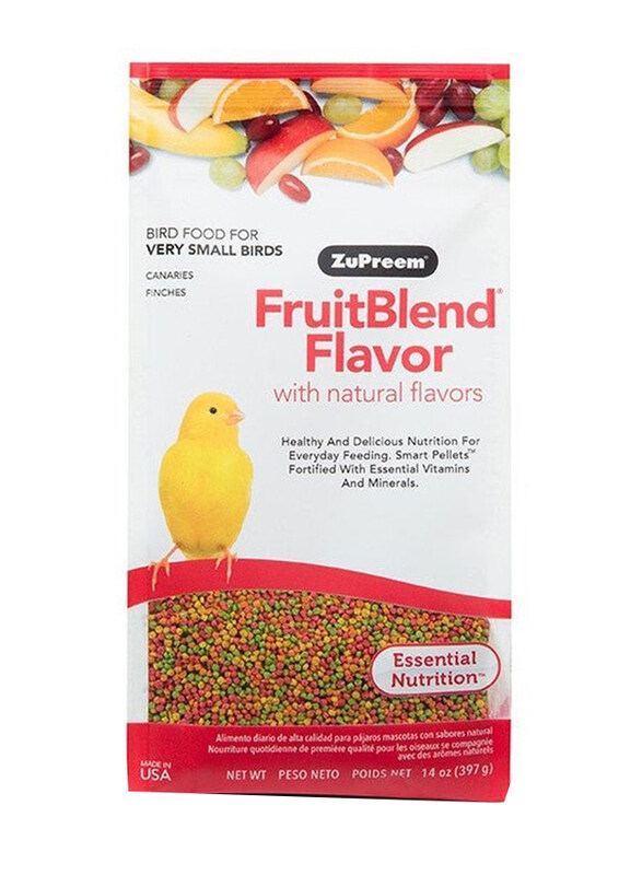 

Zupreem Fruitblend Flavour for Extra Small Dry Bird Food, 397g