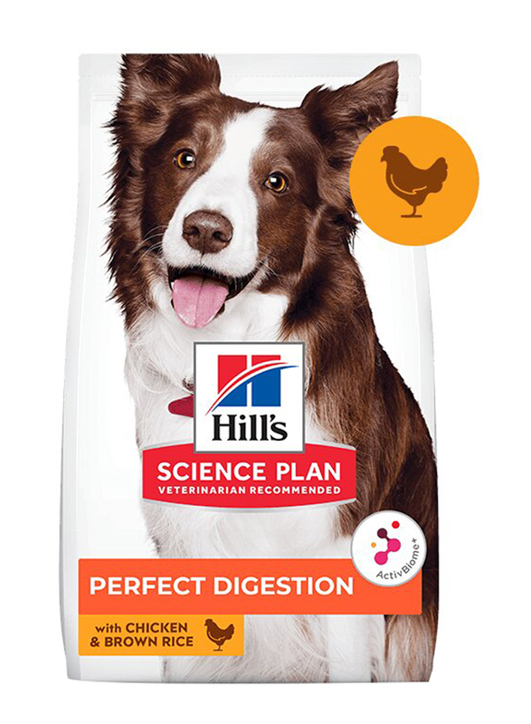 Hill's Science Plan Perfect Digestion Medium With Chicken And Brown Rice Wet Food for Adult Dogs, 14Kg