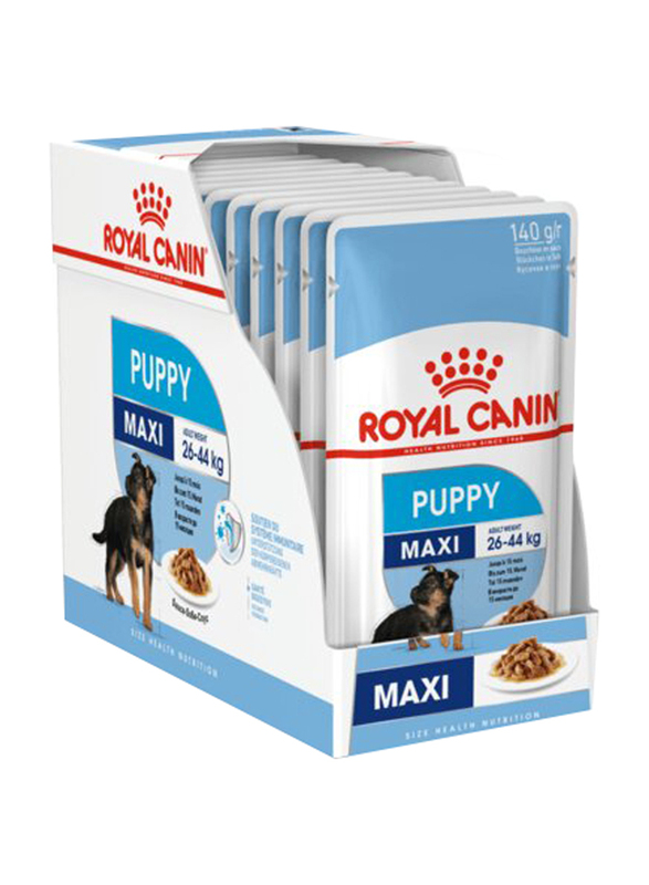 Royal Canin Size Health Nutrition Maxi Puppy Wet Food for Dogs, 20 x 140g